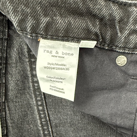 Rag & Bone The Shea -high-rise, relaxed, straight jeans NWT - Picture 10 of 11